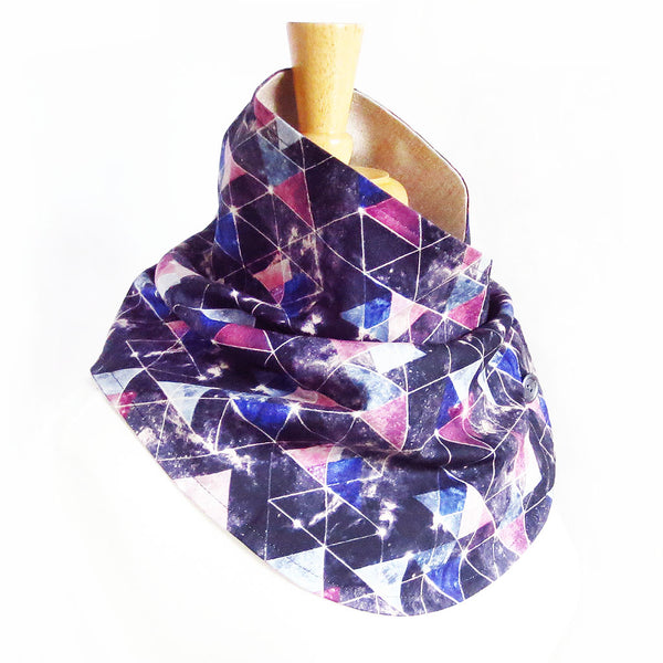 nebula button scarf
