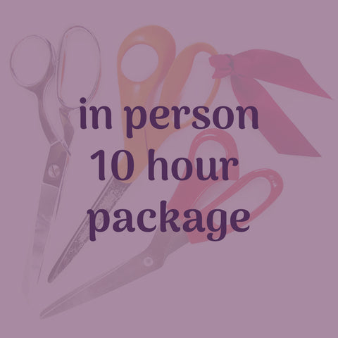 10 hour in person lesson package