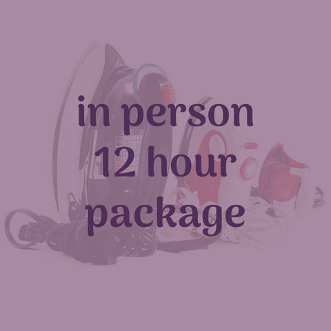 12 hour in person lesson package