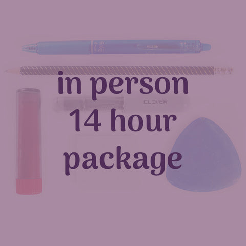 14 hour in person lesson package