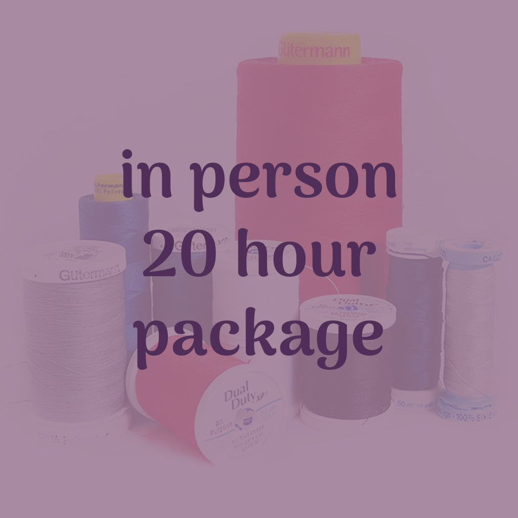 20 hour in person lesson package