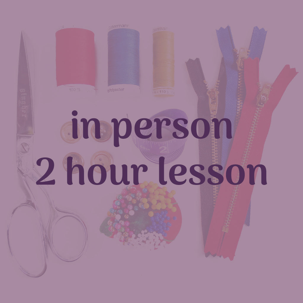 2 hour in-person lesson