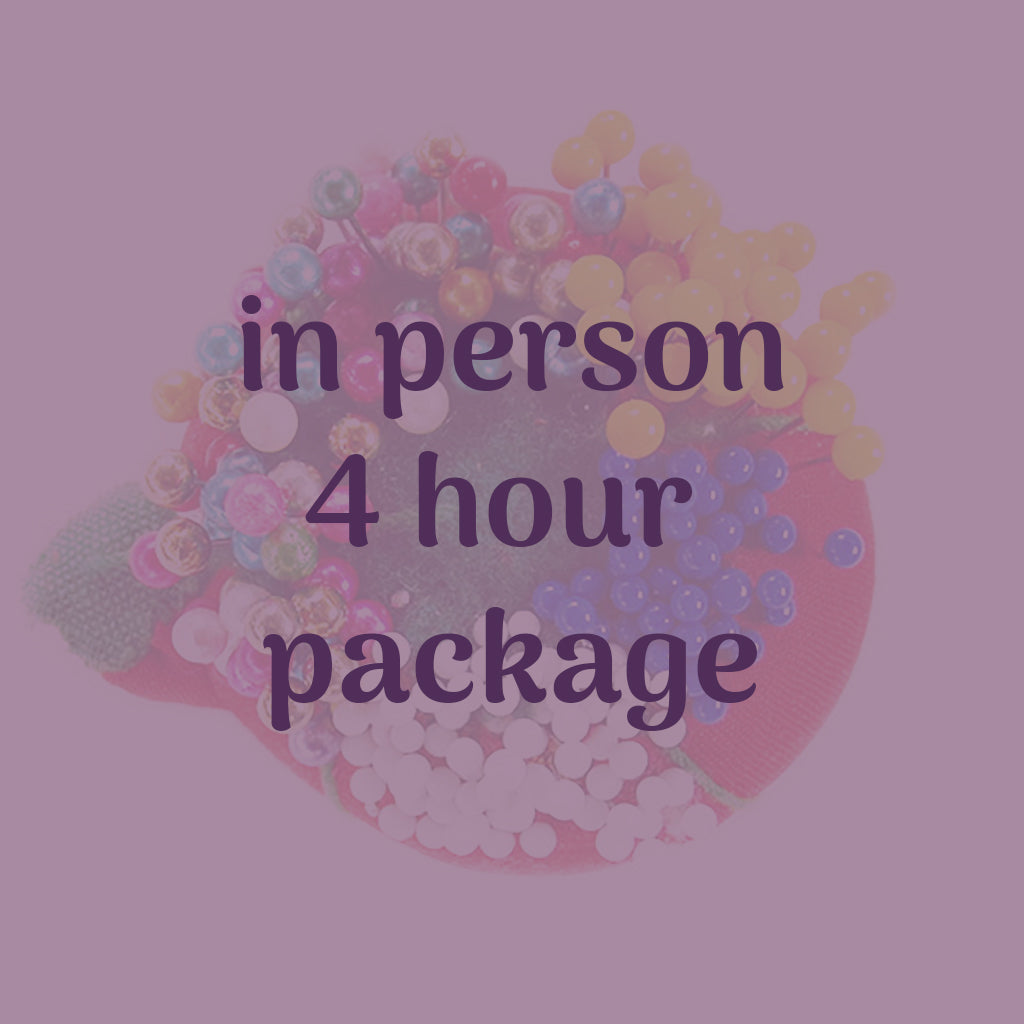 4 hour in person lesson package