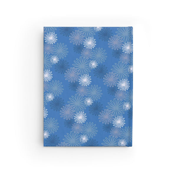 hardcover sketchbook - blue chrysanthemum