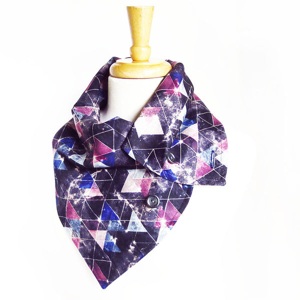 nebula button scarf
