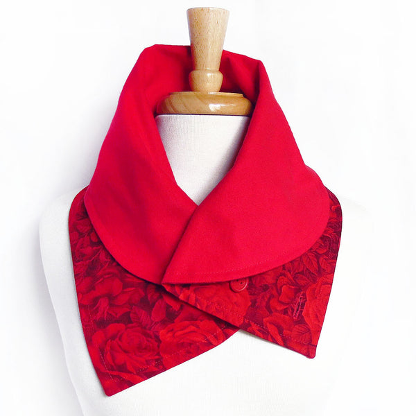 rosetta button scarf