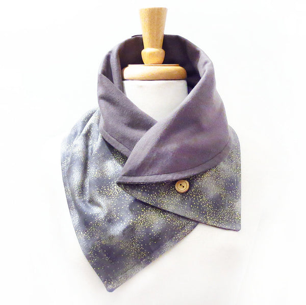 claudette button scarf