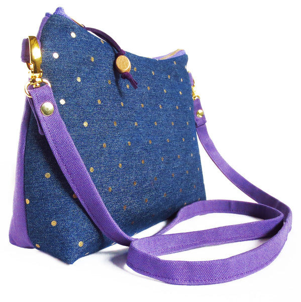 side view of the lola crossbody bag