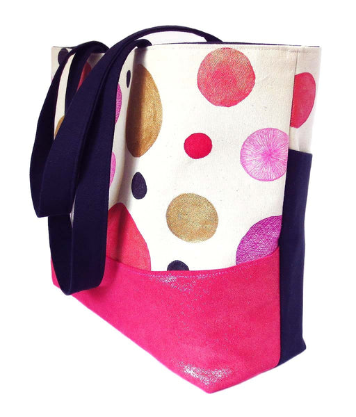 side view of the felicity tote back from Holland Cox
