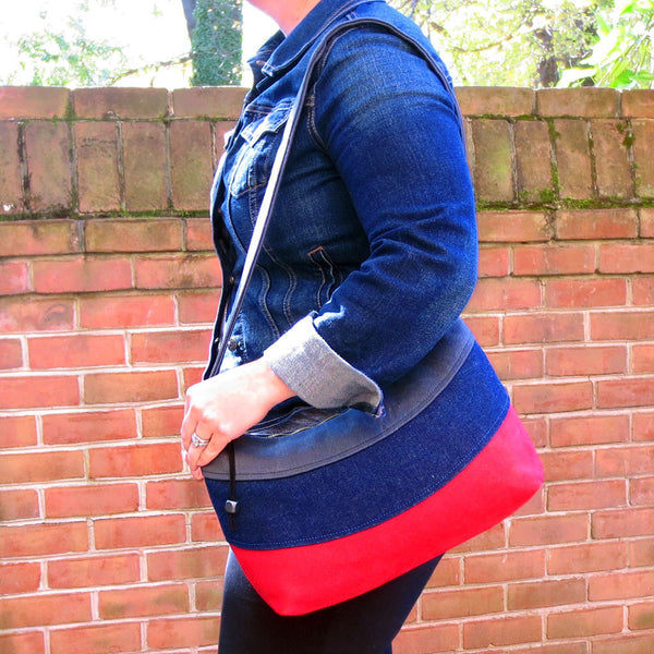 a model with the Holland Cox everyday bag